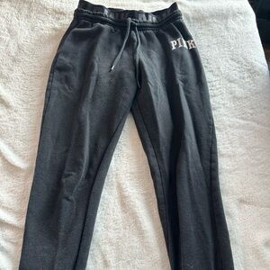 PINK Victoria's Secret Black Ankle Pants